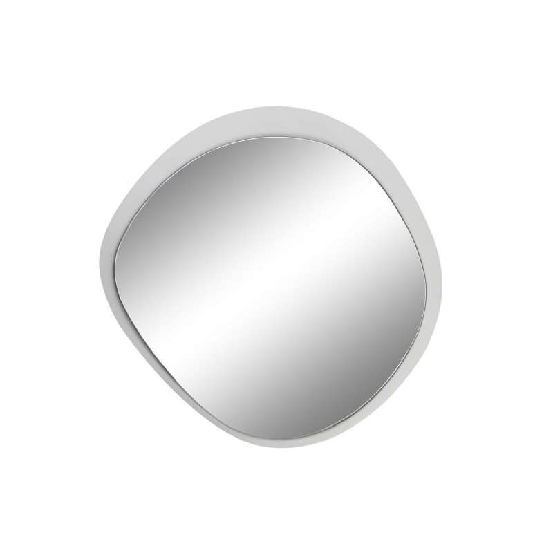 Wall mirror Home ESPRIT White Metal Mirror Urban 64 x 4,5 x 62 cm