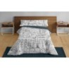 Duvet cover set Alexandra House Living Urban Multicolour Single 2 Pieces