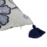 Cushion Versa Blue Tassels Polyester (45 x 45 cm)