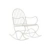 Rocking Chair Home ESPRIT White Metal 60 x 90 x 96,5 cm