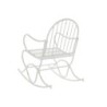 Rocking Chair Home ESPRIT White Metal 60 x 90 x 96,5 cm