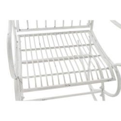 Rocking Chair Home ESPRIT White Metal 60 x 90 x 96,5 cm