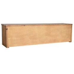 TV furniture Home ESPRIT Brown Pinewood Recycled Wood 200 x 45 x 55 cm