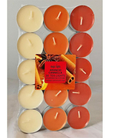 Scented candles Magic Lights Orange Cinnamon (30 Units)