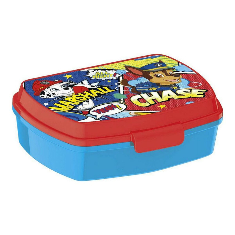 Sandwich Box The Paw Patrol Friendship Red Blue (17 x 5.6 x 13.3 cm)