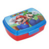 Sandwich Box Super Mario Plastic Red Blue (17 x 5.6 x 13.3 cm)