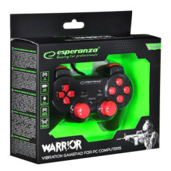 Gaming Control Esperanza Warrior GX300 USB 2.0 Black Red PC Windows