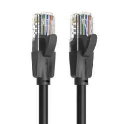 UTP Category 6 Rigid Network Cable Vention IBEBN Black 15 m