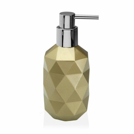 Soap Dispenser Versa Diamond Yellow Plastic Resin (7,7 x 17,8 x 7,7 cm)