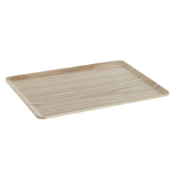 Tray DKD Home Decor Natural Bamboo 27 x 20 cm 27 x 20 x 0,8 cm