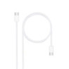 USB Cable NANOCABLE 10.01.6002-CO 2 m White (1 Unit)