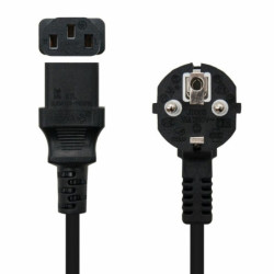 Power Cord NANOCABLE 10.22.0103 Black 3 m (3 m)