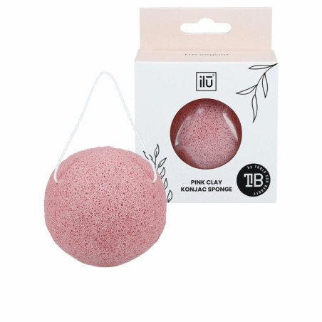 Exfoliating Facial Sponge Ilū Konjac Pink clay