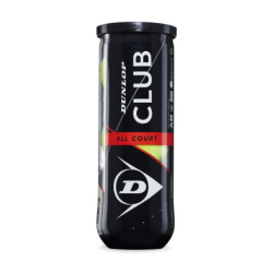 Tennis Balls D TB CLUB AC 3 PET Dunlop 601334 3 Pieces (Natural rubber)