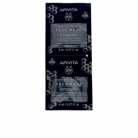 Facial Mask Apivita Express Beauty Propolis (2 x 8 ml)