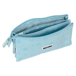 Triple Carry-all Little Dreamer Smiley M744 Light Blue (22 x 12 x 3 cm)