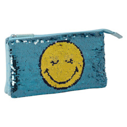 Triple Carry-all Little Dreamer Smiley M744 Light Blue (22 x 12 x 3 cm)