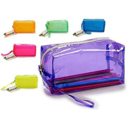 School Case Transparent (6 x 9 x 37 cm) (6 Units)