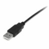 USB A to USB B Cable Startech USB2HABM1M           Black