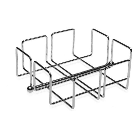 Napkin holder Versa Metal Steel 20 x 6 x 20 cm