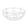 Fruit Bowl Versa White Metal Ceramic Steel 26 x 11 x 26 cm