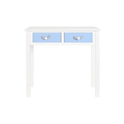 Console DKD Home Decor White Brown Sky blue Navy Blue Rope MDF Wood 80 x 40 x 75 cm (1 Unit)