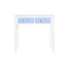 Console DKD Home Decor White Brown Sky blue Navy Blue Rope MDF Wood 80 x 40 x 75 cm (1 Unit)