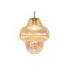 Ceiling Light Home ESPRIT Amber Crystal 50 W 30 x 30 x 30 cm