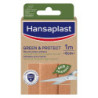 Plasters Hansaplast Green & Protect 10 x 6 cm 10 Units