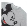 Men’s Short Sleeve T-Shirt Mickey Mouse Grey Dark grey Adults