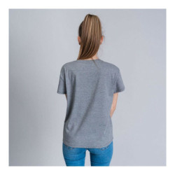 Women’s Short Sleeve T-Shirt Snoopy Grey Dark grey