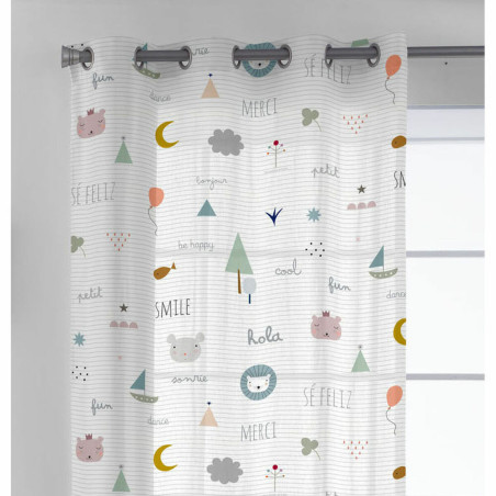 Curtain Haciendo el Indio Be Happy (140 x 260 cm)