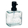 Soap Dispenser Pure Soap 250 ml Crystal Transparent Plastic (12 Units)