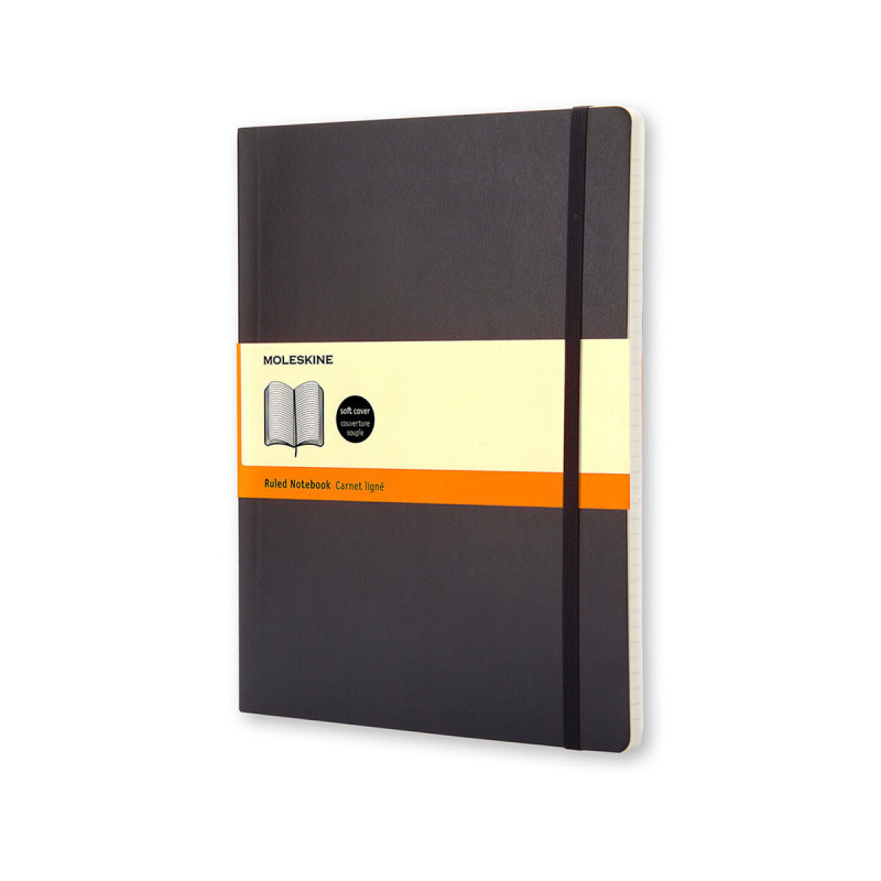 Notebook Moleskine 978-88-8370-722-3 19 x 25 cm Black