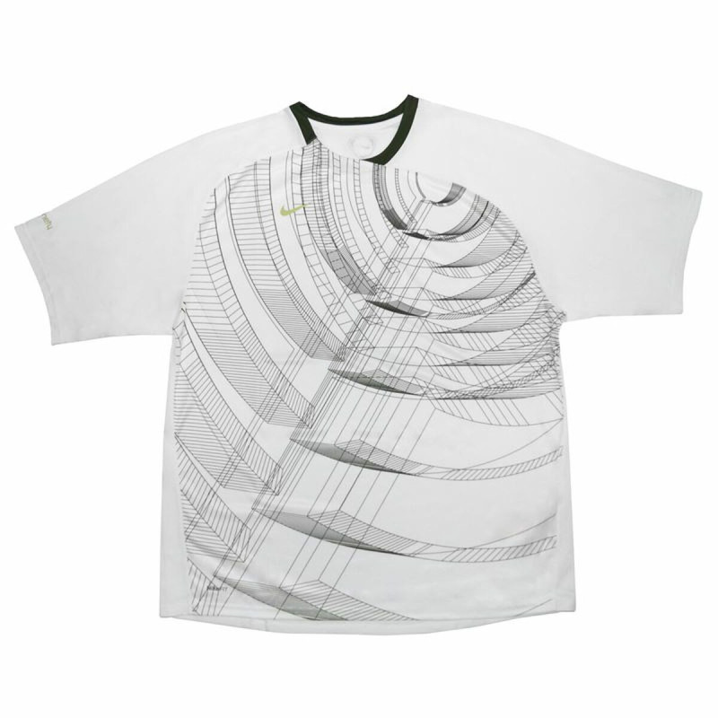 Men’s Short Sleeve T-Shirt Nike Summer T90 White