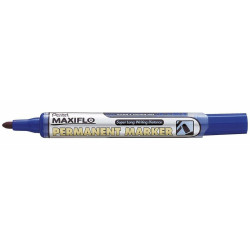 Permanent marker Pentel Maxiflo NLF50 Blue 12 Pieces (12 Units)