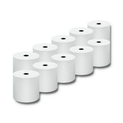 Thermal Paper Roll Qoltec 51892 10 Units 79 mm 80 m White