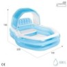 Inflatable pool Intex Blue 530 l 229 x 135 x 191 cm (2 Units)