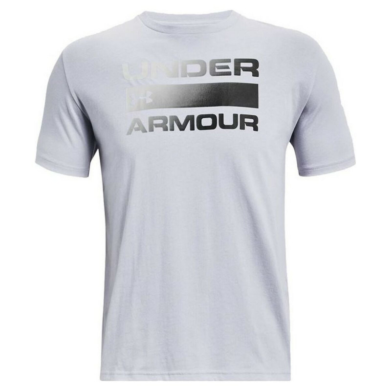 Men’s Short Sleeve T-Shirt Under Armour Team Issue Grey Light grey