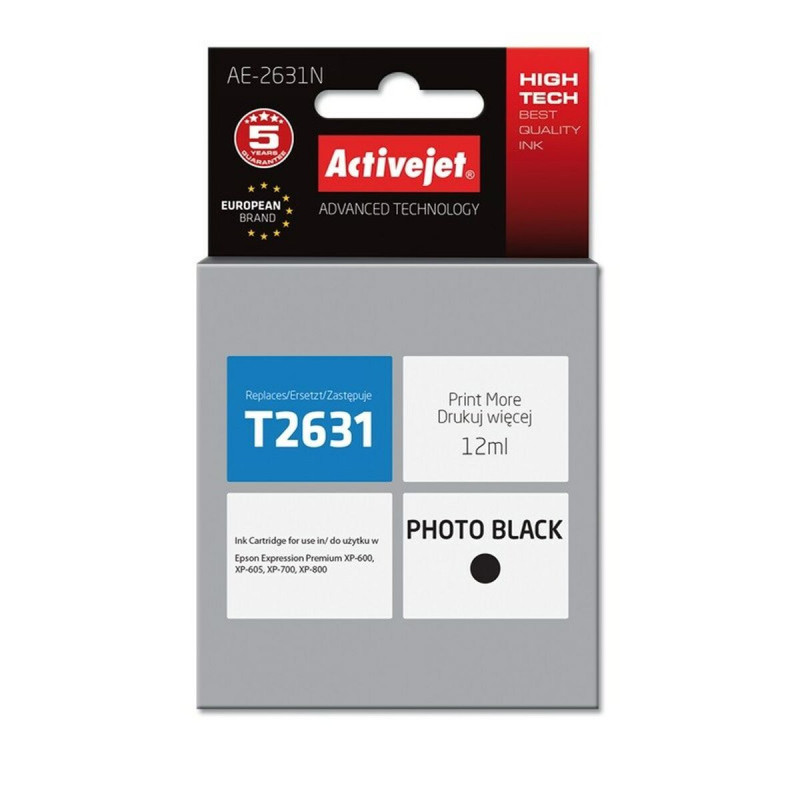 Original Ink Cartridge Activejet AE-2631N Black