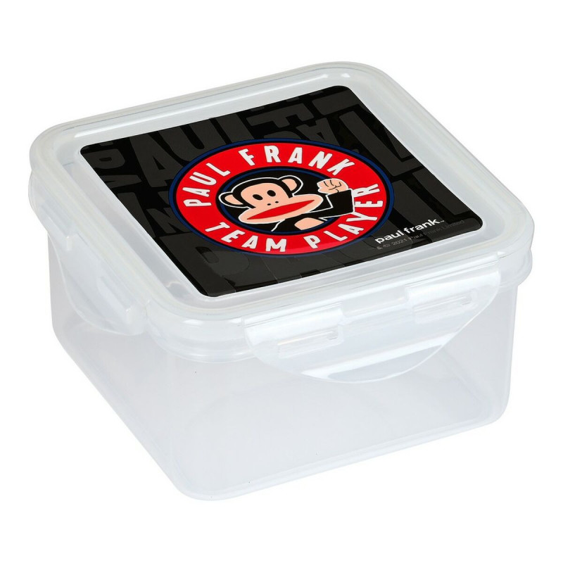 Lunch box Paul Frank Team player Polyurethane Black (13 x 7.5 x 13 cm)