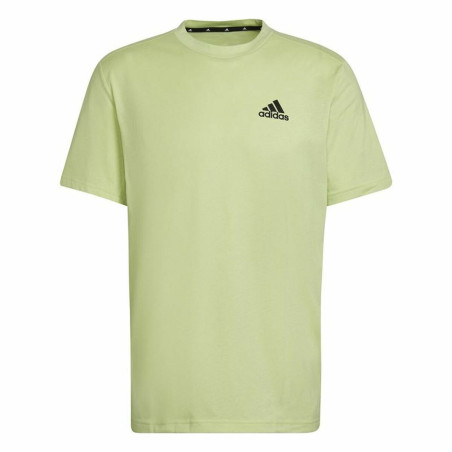 Men’s Short Sleeve T-Shirt Adidas Aeroready Designed 2 Move Green