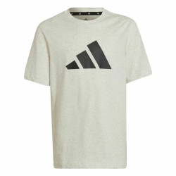 Child's Short Sleeve T-Shirt Adidas Future Icons Grey