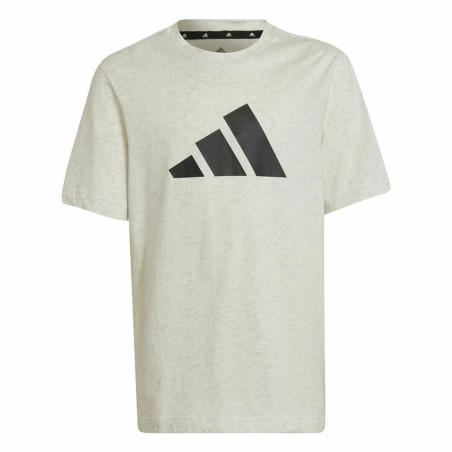 Child's Short Sleeve T-Shirt Adidas Future Icons Grey