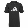 Child's Short Sleeve T-Shirt Adidas Future Icons Black