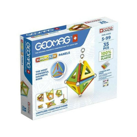 Construction set Geomag Supercolor Panels Magnetic (35 pcs)