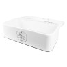 Lunch box Feel Maestro MR-1771 White Metal Stainless steel Rectangular