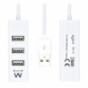 USB Hub Ewent EW1122 White 3600 W