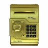 Money box Roymart Limited Edition Safety-deposit box Golden (18 x 13 x 12 cm)