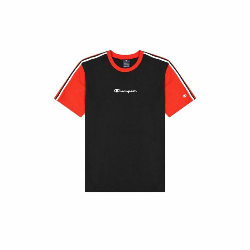 Men’s Short Sleeve T-Shirt Champion Crewneck Black